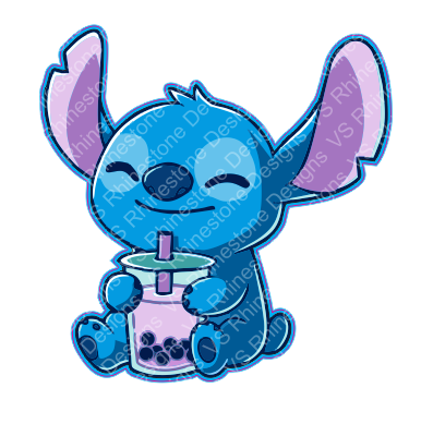 Blue Guy Drink Decal
